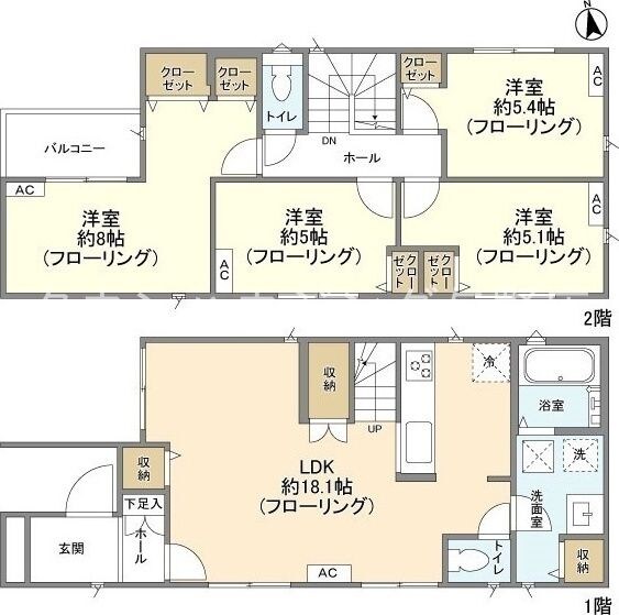 Kolet日進#17の物件間取画像