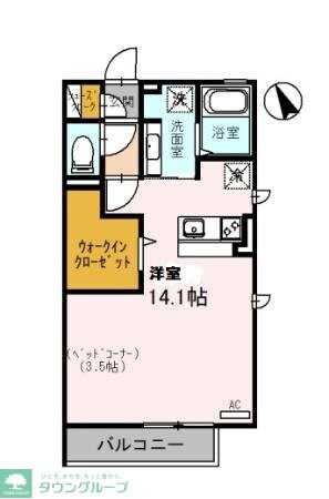 グランコートの物件間取画像