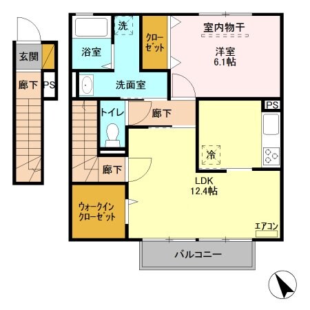 アンテ クラージュの物件間取画像