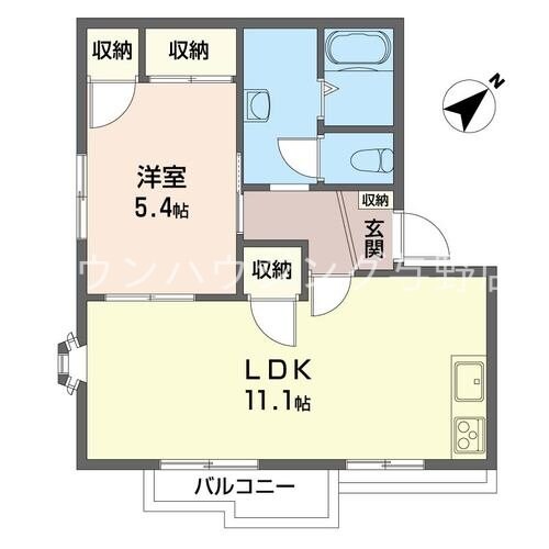 アルス本太の物件間取画像