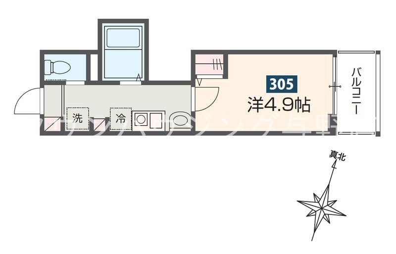 MELDIA与野本町IIIの物件間取画像