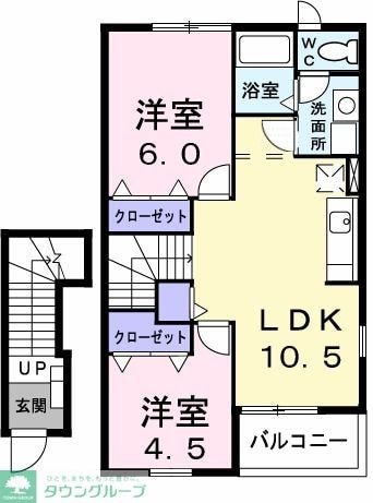 ニューフィールド　ファーストの物件間取画像