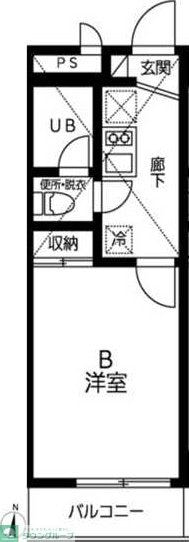 フラット浦和の物件間取画像