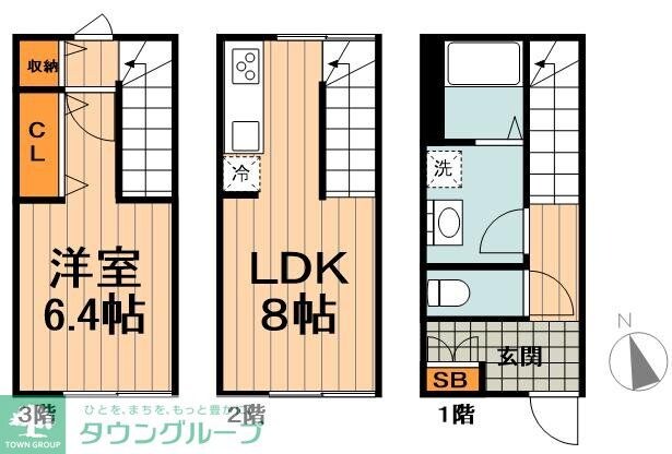 MOK-TERRACE 西大宮Aの物件間取画像