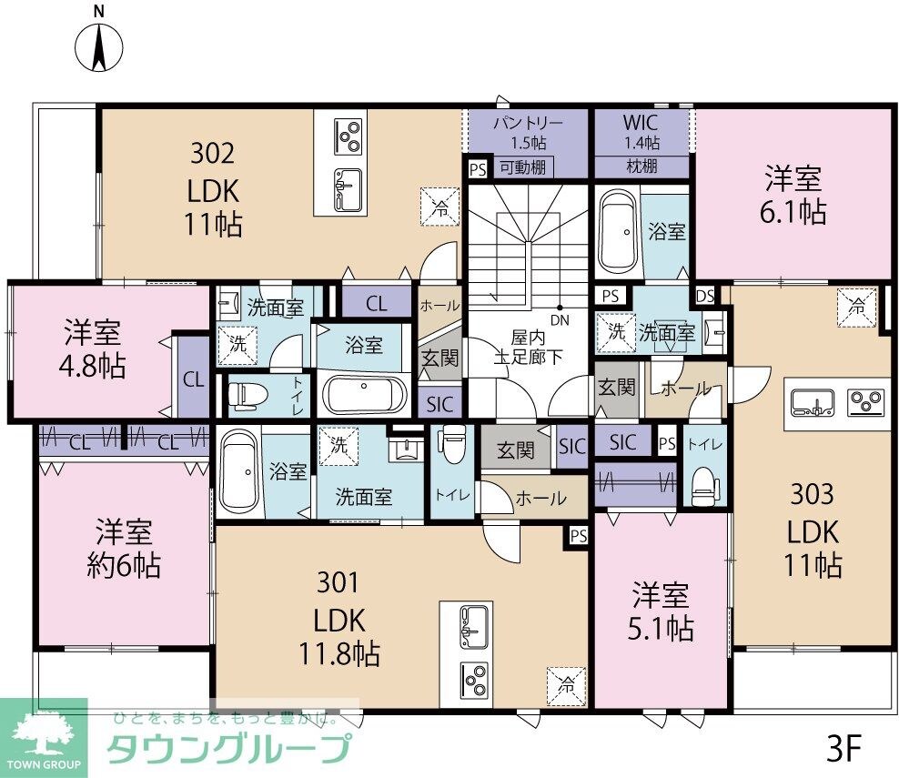 Luna　Graceの物件間取画像