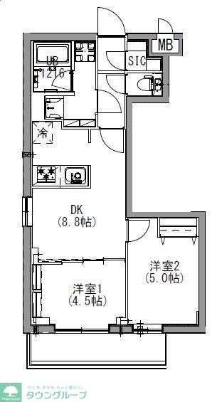 Ｓ－ＲＥＳＩＤＥＮＣＥ北戸田の物件間取画像
