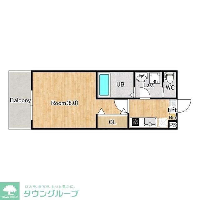ジーメゾン桜西堀の物件間取画像