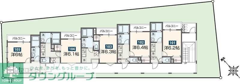MELDIA西浦和IIIの物件間取画像