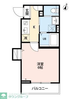 ティファナ蕨の物件間取画像