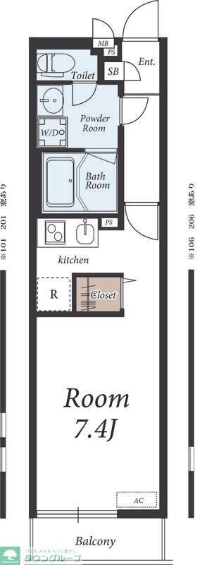 リブリ・ASAYAの物件間取画像