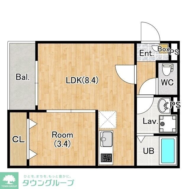 ジーメゾン東宮原の物件間取画像