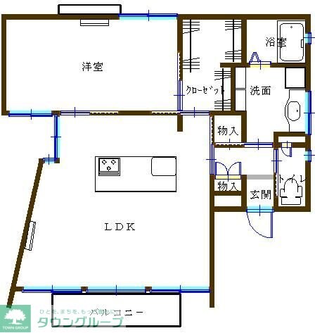 ａｉｌｅ　エイルの物件間取画像