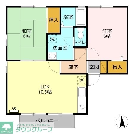 日進セントラルハイツ　Ｂの物件間取画像