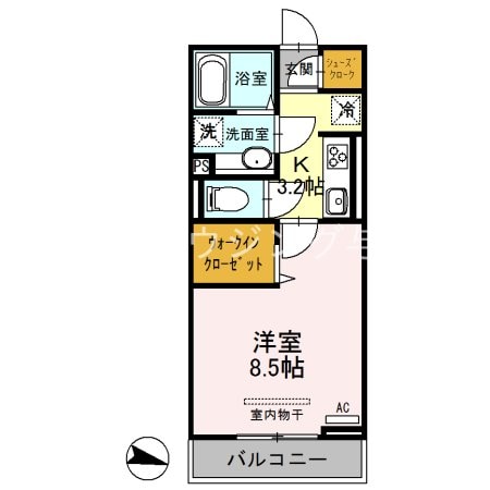 クレシアピアの物件間取画像