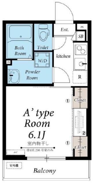 リブリ・南与野の物件間取画像