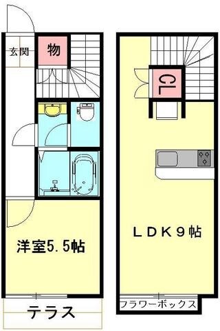 物件間取画像