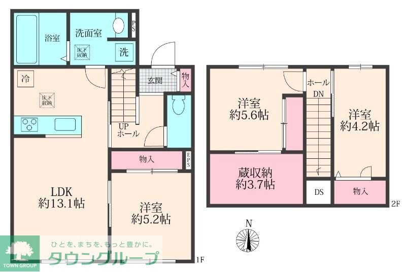 KAMURA 北棟の物件間取画像