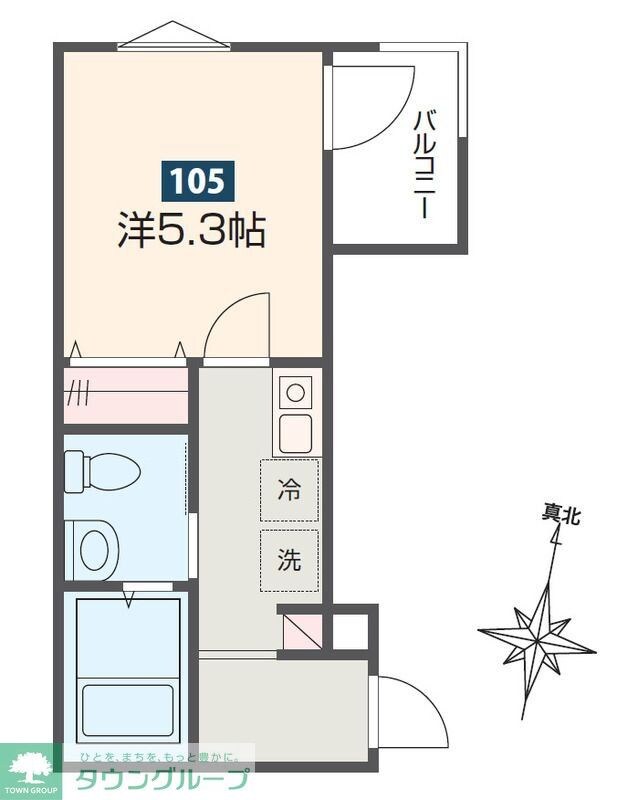 MELDIA大和田Vの物件間取画像