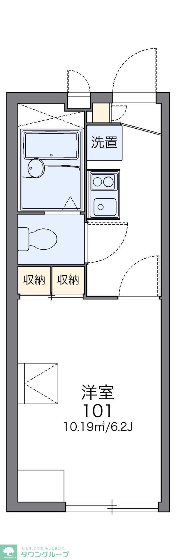レオパレスアン　ティームの物件間取画像