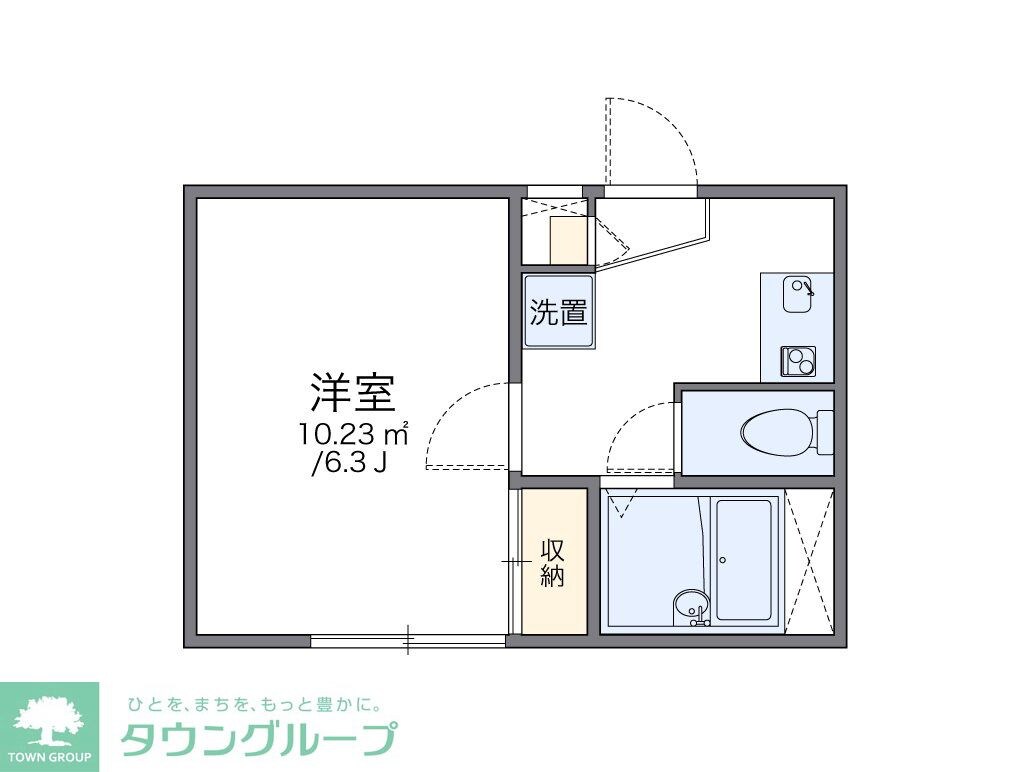 レオパレスサンライズの物件間取画像