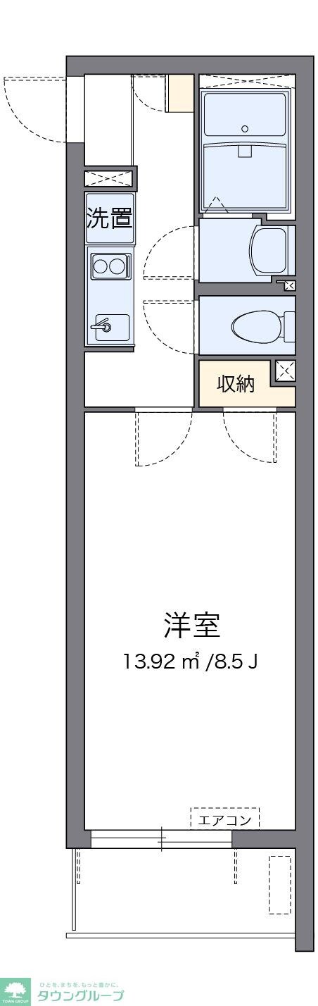 クレイノグラマットの物件間取画像
