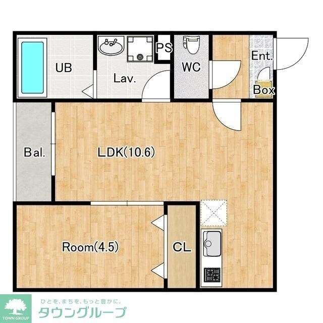 ジーメゾン東宮原の物件間取画像