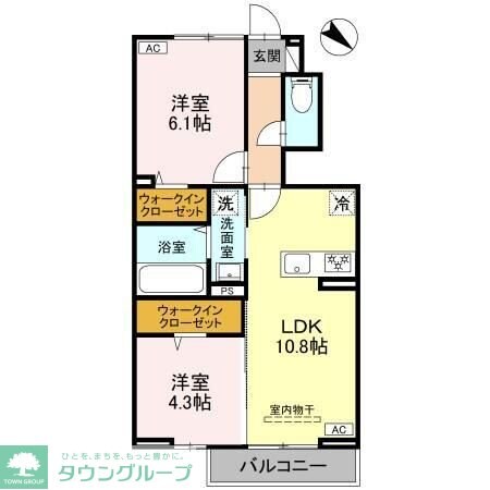 物件間取画像