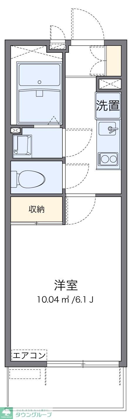 レオパレスエクセランの物件間取画像
