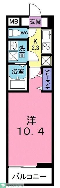 ルーモベルビ・ドゥの物件間取画像