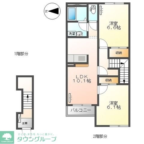 プランドールＫの物件間取画像
