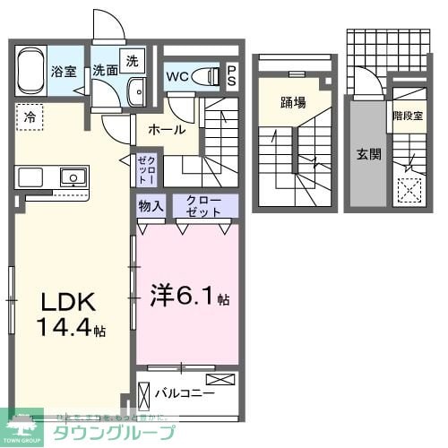 エクセルゲートIIIの物件間取画像