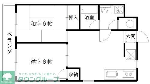 アーバニティー高坂の物件間取画像