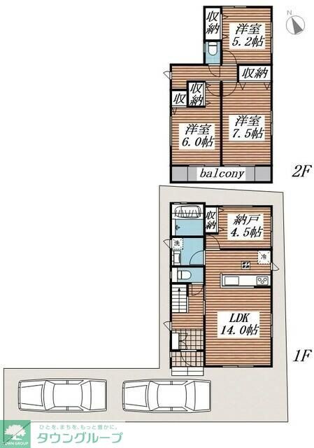 Ｓｕｍａｉ－ｔｏ川越市南大塚０３の物件間取画像