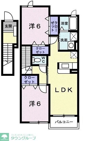 クラールの物件間取画像