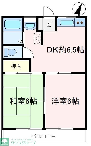 ファミール宮ノ脇の物件間取画像