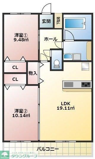 リリーヴィレッジＧＲＡＮＤＥの物件間取画像