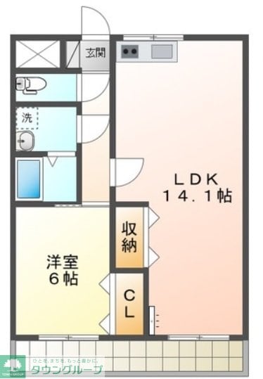 ベルツリーの物件間取画像