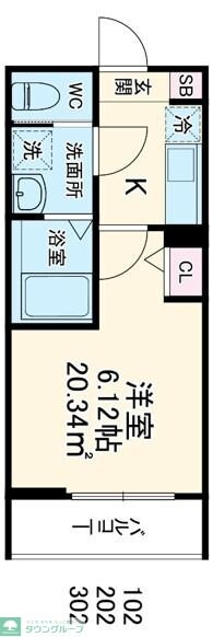 物件間取画像