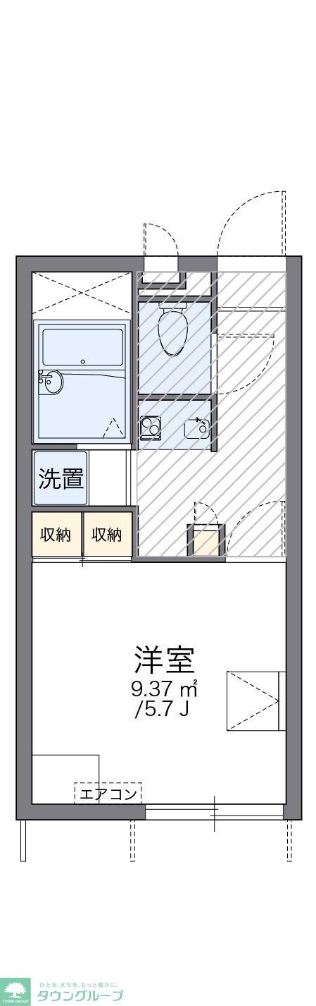 レオパレスバロンIIの物件間取画像