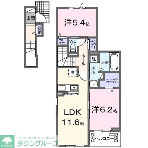 エクセルゲートIVの物件間取画像