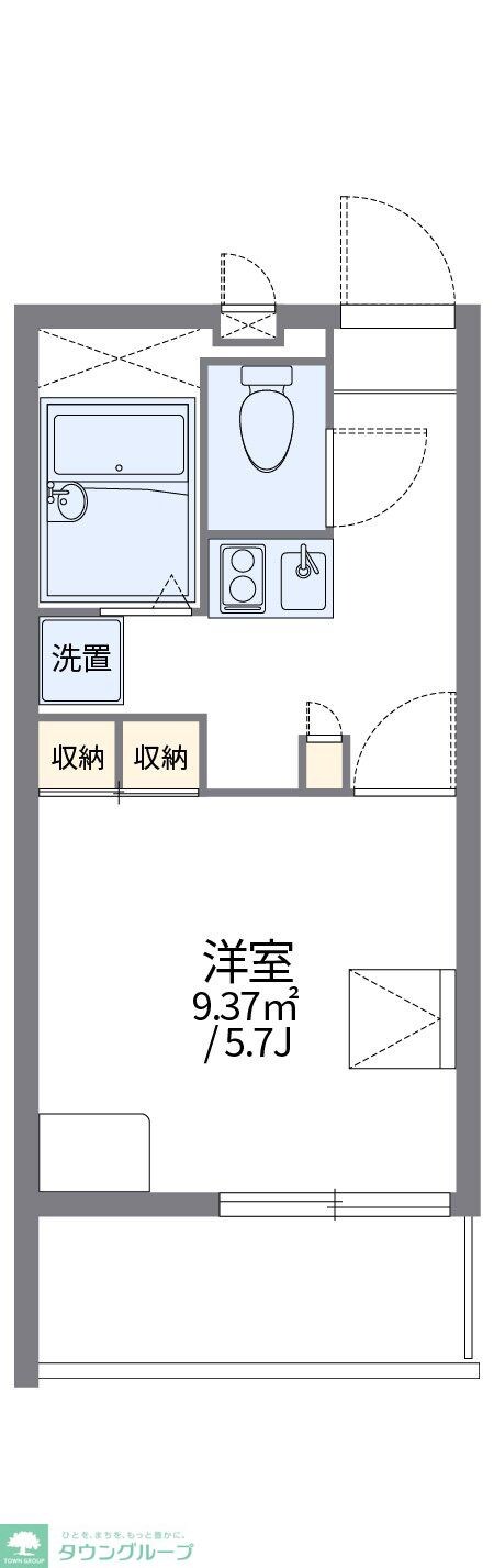 レオパレスアルカンシェルの物件間取画像