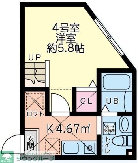 Oakwood霞ケ関の物件間取画像