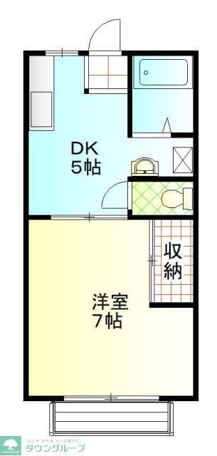 サンハイツアサカの物件間取画像