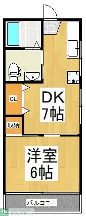 神谷ハイツの物件間取画像