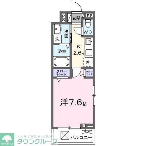 グリーナブル若葉IIの物件間取画像