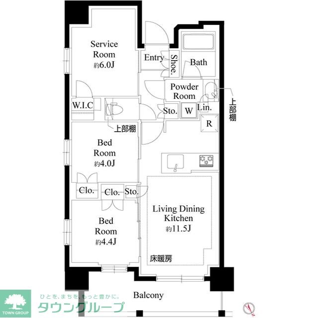 プレシス上福岡の物件間取画像