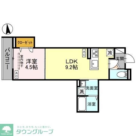 グラナーデ東新町の物件間取画像