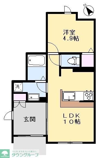 コリド赤塚の物件間取画像