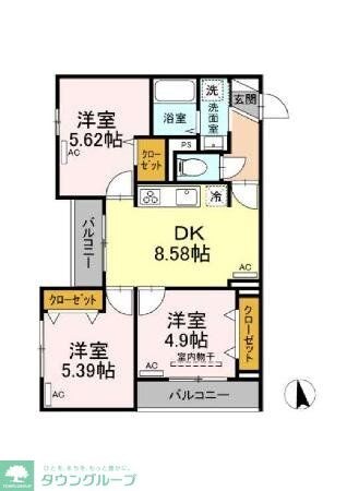 グラナーデ目白御留山の物件間取画像