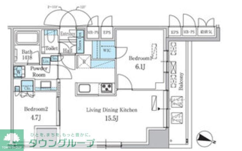 パークアクシス板橋本町ステーションゲートの物件間取画像